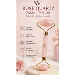 NV Crystal Facial Roller Collection- Rose Quartz, Jade & Amethyst